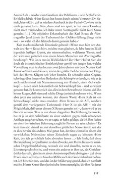 Image of the Page - 211 - in Anton Kuh - Biographie