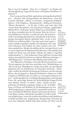 Bild der Seite - 273 - in Anton Kuh - Biographie