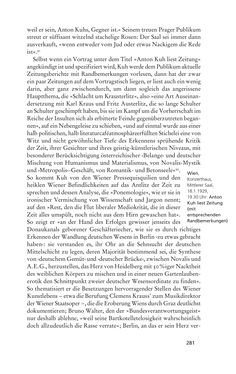 Image of the Page - 281 - in Anton Kuh - Biographie