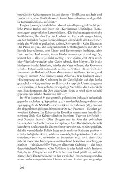 Image of the Page - 292 - in Anton Kuh - Biographie