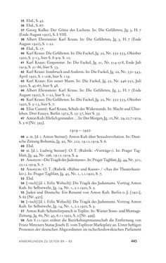 Image of the Page - 445 - in Anton Kuh - Biographie