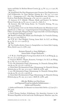 Image of the Page - 447 - in Anton Kuh - Biographie