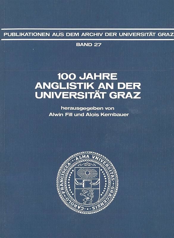 Cover of the book '100 Jahre Anglistik an der Universität Graz, Volume 27'