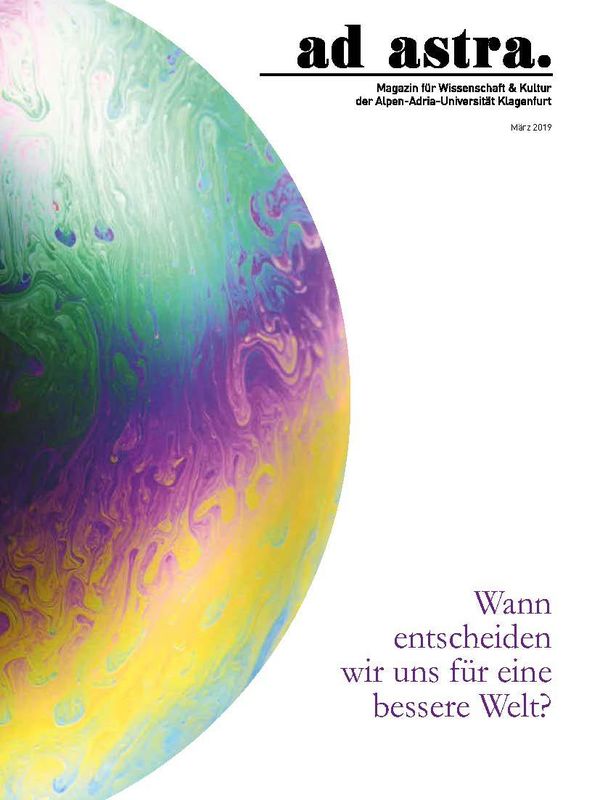 Cover of the book 'ad astra. - Magazin für Wissenschaft & Kultur der Alpen-Adria-Universität Klagenfurt, Volume 8'
