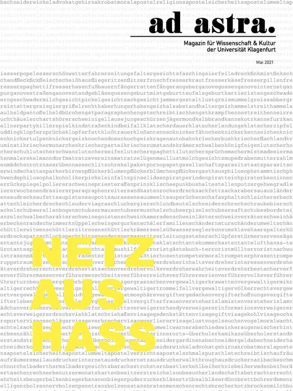 Bucheinband von 'ad astra. - Magazin für Wissenschaft & Kultur der Universität Klagenfurt, Band 10'