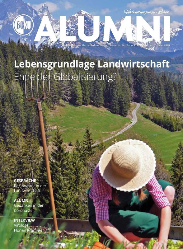 Bucheinband von 'Alumni - Das Magazin des Alumniverbandes der Universität für Bodenkultur Wien, Band 2/2020'