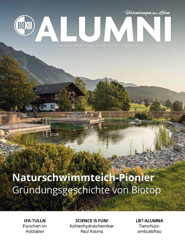 Cover of the book 'Alumni - Das Magazin des Alumniverbandes der Universität für Bodenkultur Wien, Volume 3/2021'