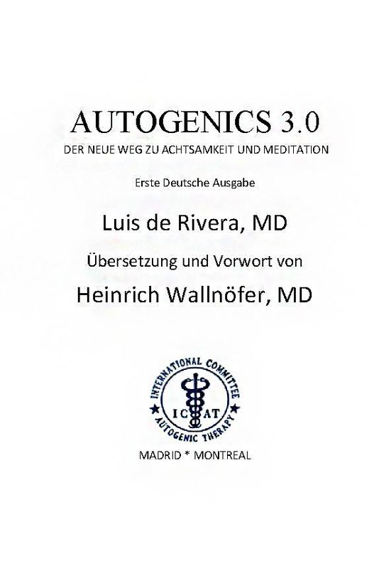 Cover of the book 'AUTOGENICS 3.0 - Der neue Weg zu Achtsamkeit und Meditation'