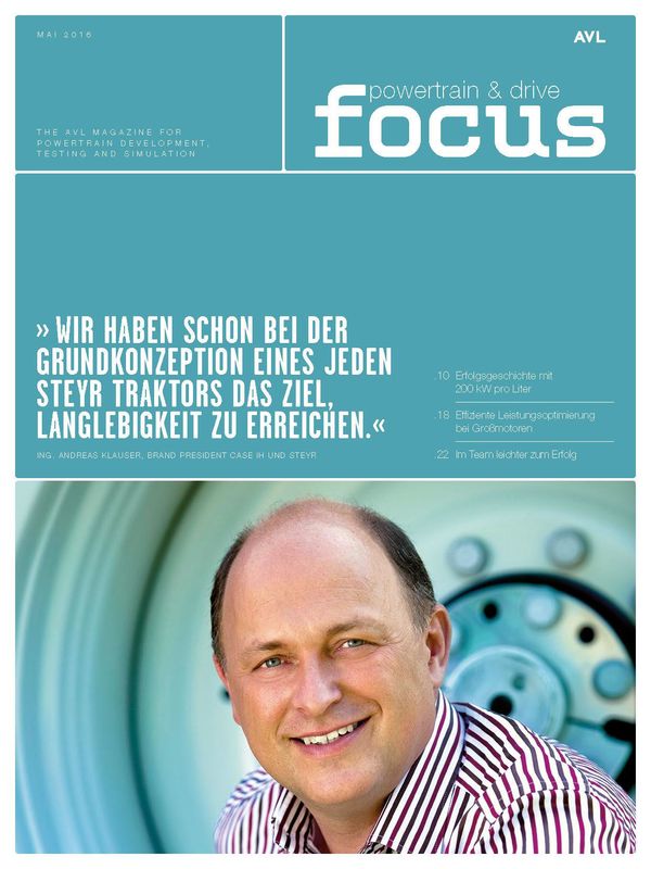 Cover of the book 'AVL Focus, Volume 01/2016'