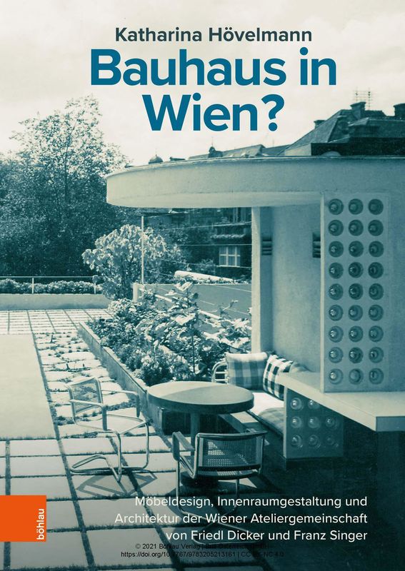 Bucheinband von 'Bauhaus in Wien? - Möbeldesign, Innenraumgestaltung und Architektur der Wiener Ateliergemeinschaft von Friedl Dicker und Franz Singer'