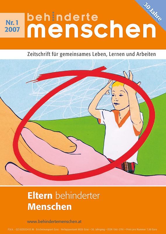 Cover of the book 'Behinderte Menschen - Zeitschrift für gemeinsames Leben, Lernen und Arbeiten, Volume 1/2007'