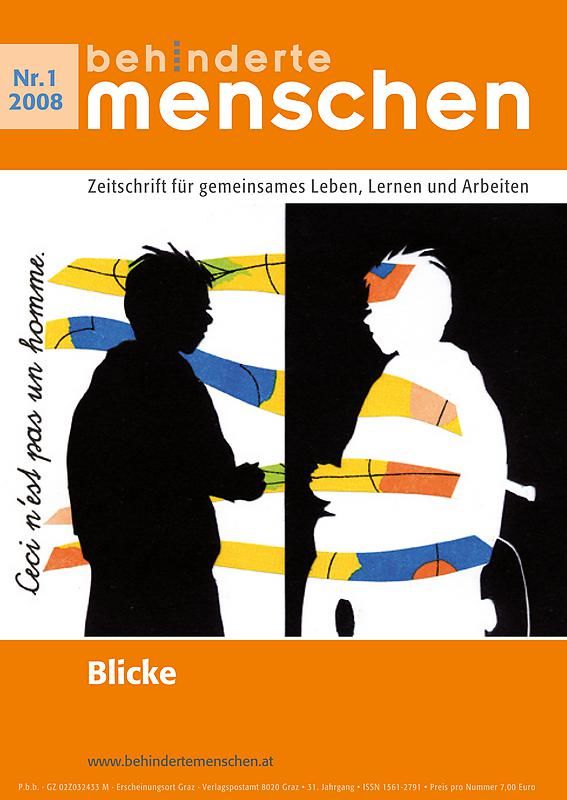 Cover of the book 'Behinderte Menschen - Zeitschrift für gemeinsames Leben, Lernen und Arbeiten, Volume 1/2008'