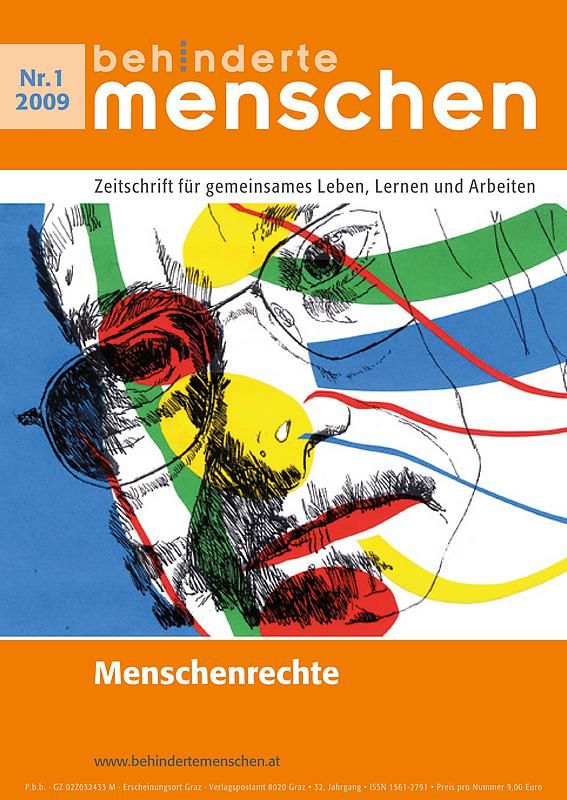 Bucheinband von 'Behinderte Menschen - Zeitschrift für gemeinsames Leben, Lernen und Arbeiten, Band 1/2009'