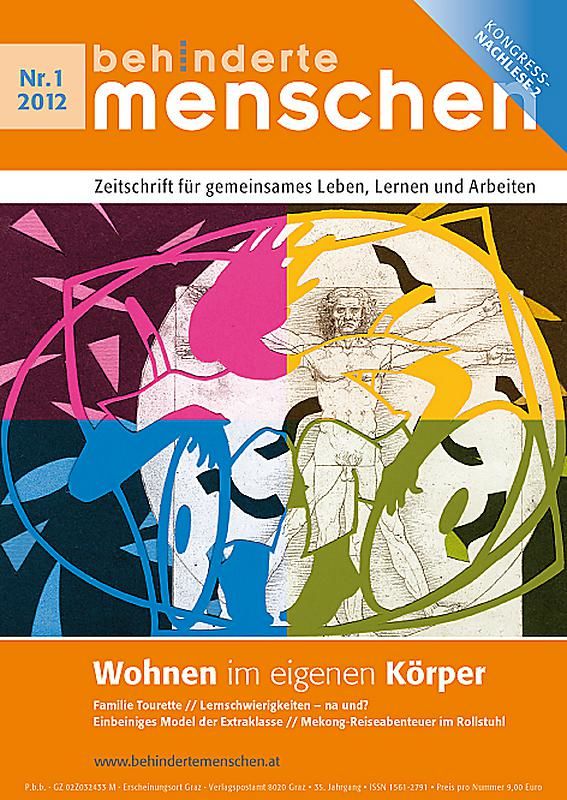 Cover of the book 'Behinderte Menschen - Zeitschrift für gemeinsames Leben, Lernen und Arbeiten, Volume 1/2012'