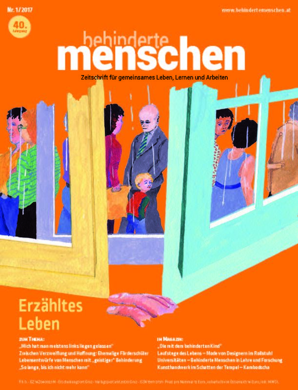 Cover of the book 'Behinderte Menschen - Zeitschrift für gemeinsames Leben, Lernen und Arbeiten, Volume 1/2017'