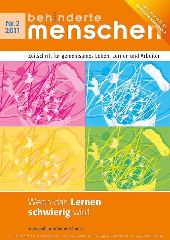 Bucheinband von 'Behinderte Menschen - Zeitschrift für gemeinsames Leben, Lernen und Arbeiten, Band 2/2011'
