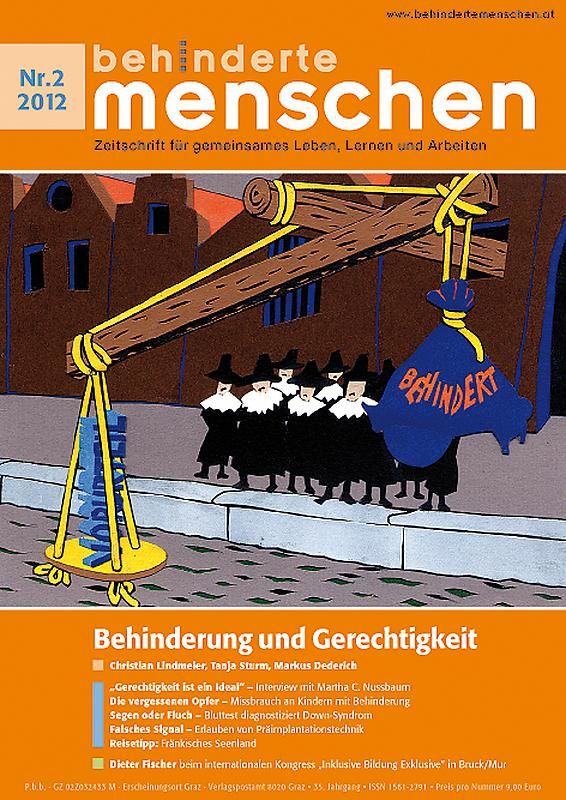 Cover of the book 'Behinderte Menschen - Zeitschrift für gemeinsames Leben, Lernen und Arbeiten, Volume 2/2012'