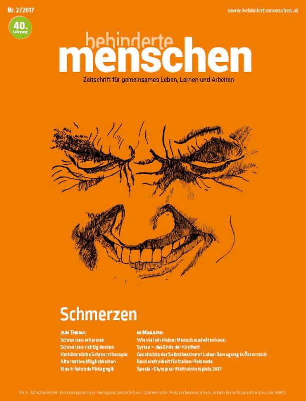 Bucheinband von 'Behinderte Menschen - Zeitschrift für gemeinsames Leben, Lernen und Arbeiten, Band 2/2017'