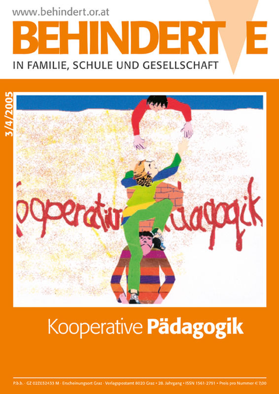 Cover of the book 'Behinderte in Familie, Schule und Gesellschaft, Volume 3/2005'