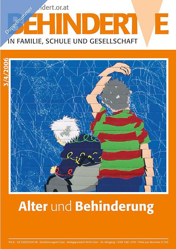 Cover of the book 'Behinderte in Familie, Schule und Gesellschaft, Volume 3+4/2006'