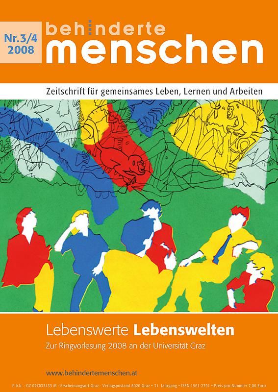 Cover of the book 'Behinderte Menschen - Zeitschrift für gemeinsames Leben, Lernen und Arbeiten, Volume 3+4/2008'