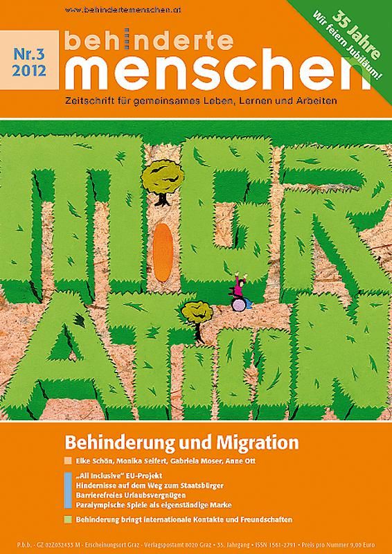 Cover of the book 'Behinderte Menschen - Zeitschrift für gemeinsames Leben, Lernen und Arbeiten, Volume 3/2012'