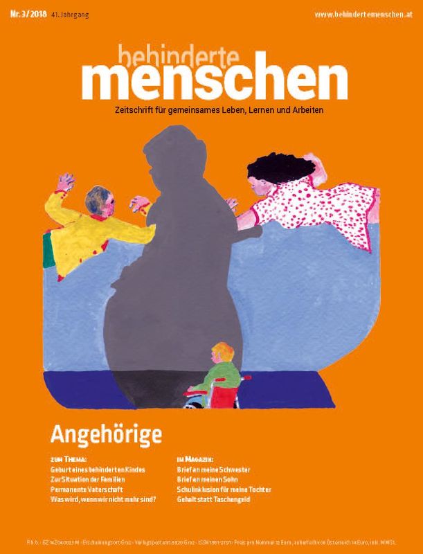 Cover of the book 'Behinderte Menschen - Zeitschrift für gemeinsames Leben, Lernen und Arbeiten, Volume 3/2018'