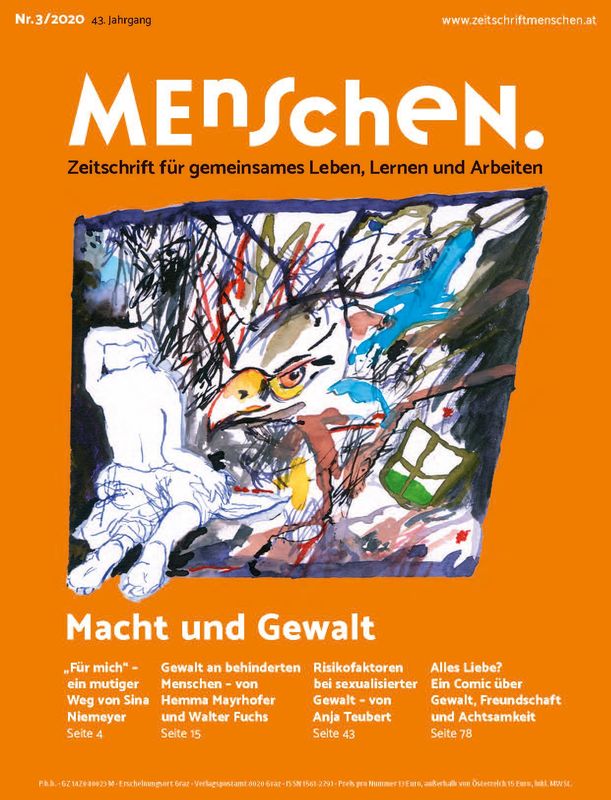 Cover of the book 'Menschen. - Zeitschrift für gemeinsames Leben, Lernen und Arbeiten, Volume 3/2020'