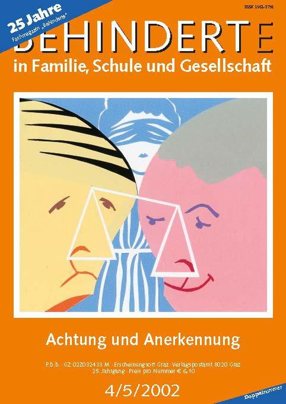 Cover of the book 'Behinderte in Familie, Schule und Gesellschaft, Volume 4+5/2002'