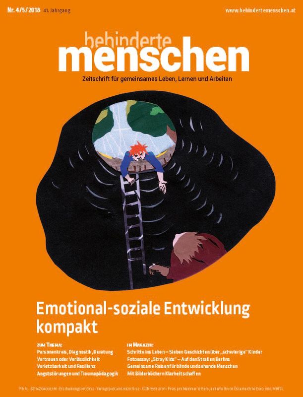 Bucheinband von 'Behinderte Menschen - Zeitschrift für gemeinsames Leben, Lernen und Arbeiten, Band 4/5/2018'