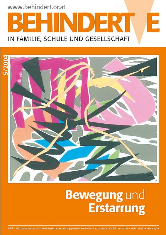 Bucheinband von 'Behinderte in Familie, Schule und Gesellschaft, Band 5/2004'