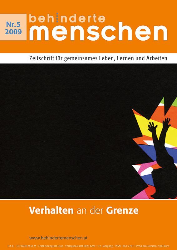 Cover of the book 'Behinderte Menschen - Zeitschrift für gemeinsames Leben, Lernen und Arbeiten, Volume 5/2009'