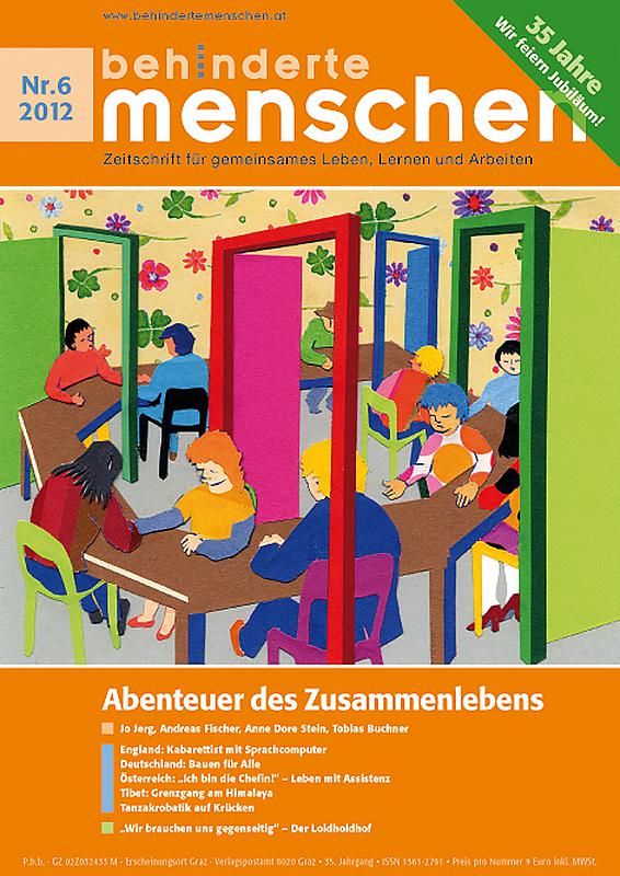 Bucheinband von 'Behinderte Menschen - Zeitschrift für gemeinsames Leben, Lernen und Arbeiten, Band 6/2012'