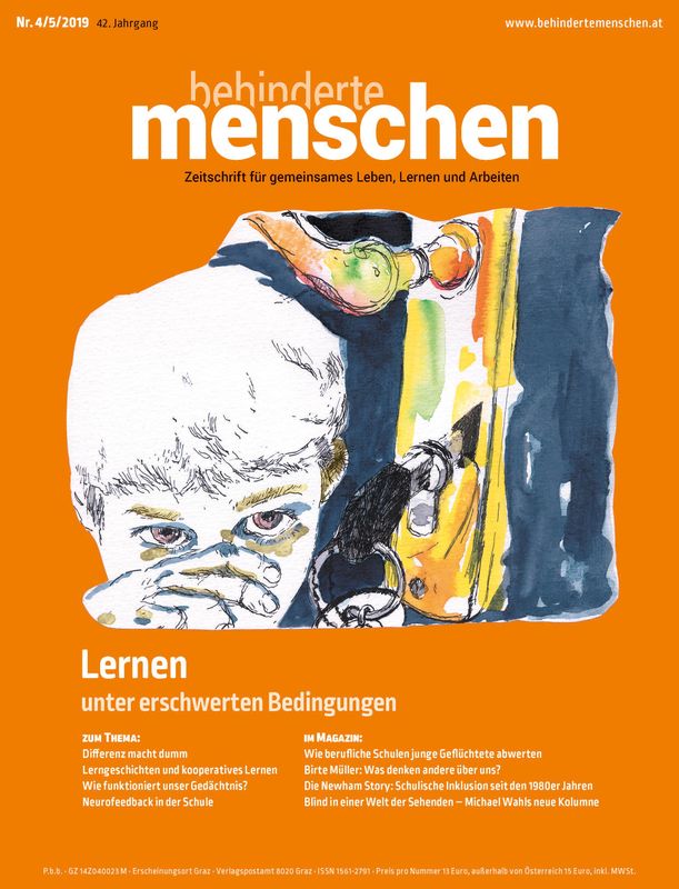 Cover of the book 'Behinderte Menschen - Zeitschrift für gemeinsames Leben, Lernen und Arbeiten, Volume 4/5/2019'