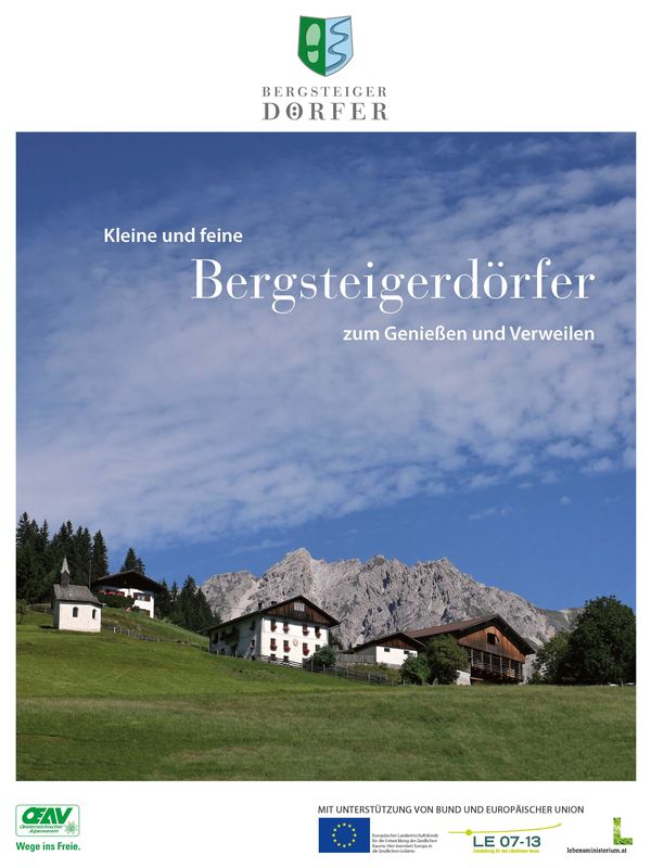 Bucheinband von 'Bergsteigerdörfer - Kleine und feine Bergsteigerdörfer zum Genießen und Verweilen'