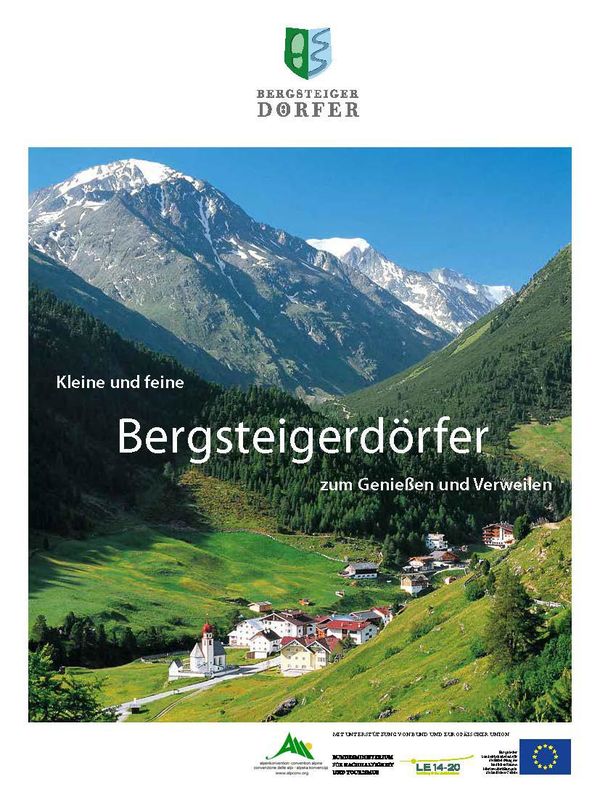 Cover of the book 'Kleine und feine Bergsteigerdörfer zum Genießen und Verweilen'