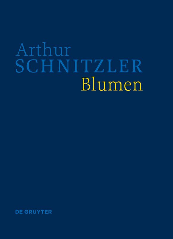 Bucheinband von 'Blumen - Historisch-kritische Ausgabe'