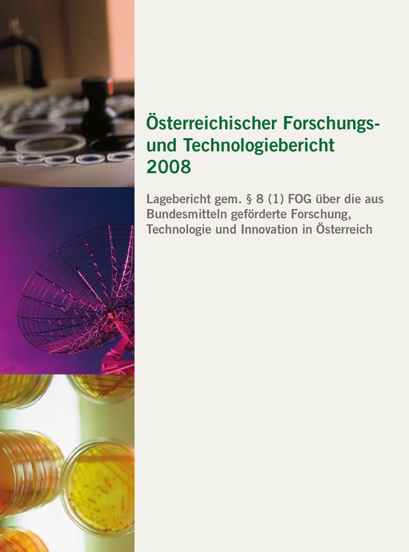 Cover of the book 'Österreichischer Forschung- und Technologiebericht 2008'