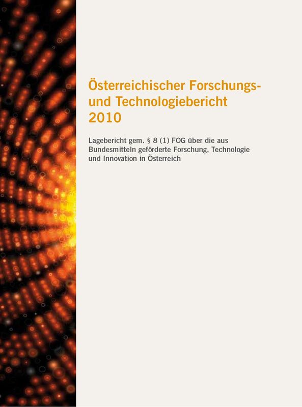 Cover of the book 'Österreichischer Forschung- und Technologiebericht 2010'
