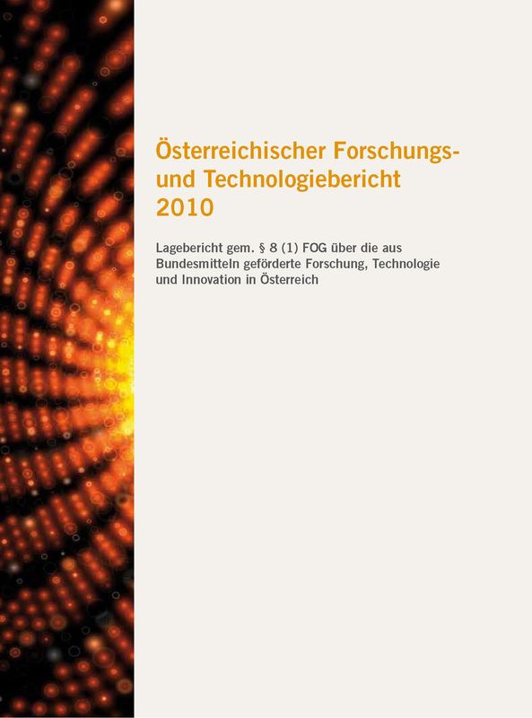 Bucheinband von 'Österreichischer Forschung- und Technologiebericht 2010'