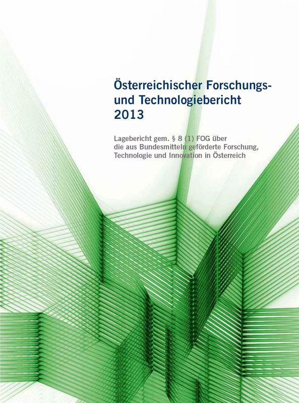 Cover of the book 'Österreichischer Forschung- und Technologiebericht 2013'