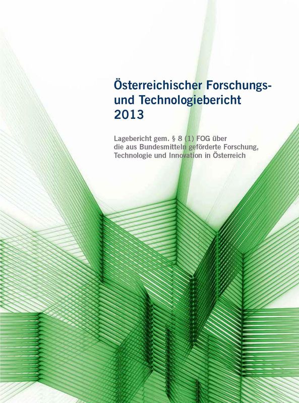 Bucheinband von 'Österreichischer Forschung- und Technologiebericht 2013'