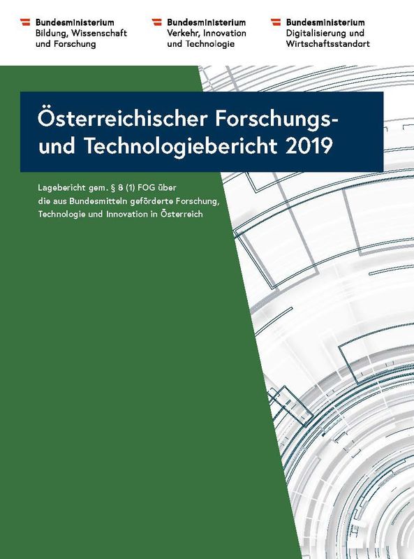 Bucheinband von 'Österreichischer Forschung- und Technologiebericht 2019'