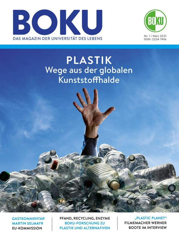 Cover of the book 'BOKU - Das Magazin der Universität des Lebens, Volume 1/2021'