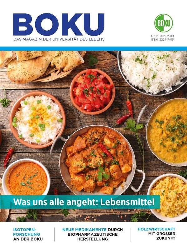 Bucheinband von 'BOKU - Das Magazin der Universität des Lebens, Band 2/2018'