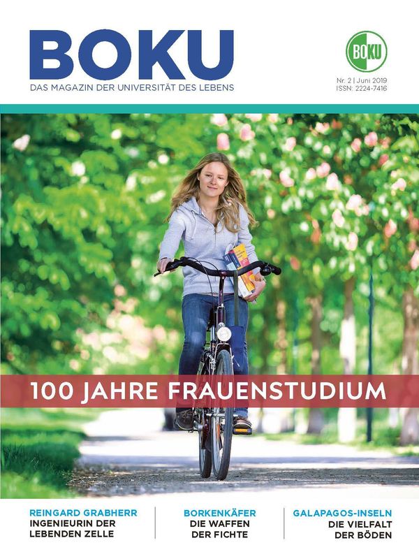 Cover of the book 'BOKU - Das Magazin der Universität des Lebens, Volume 2/2019'