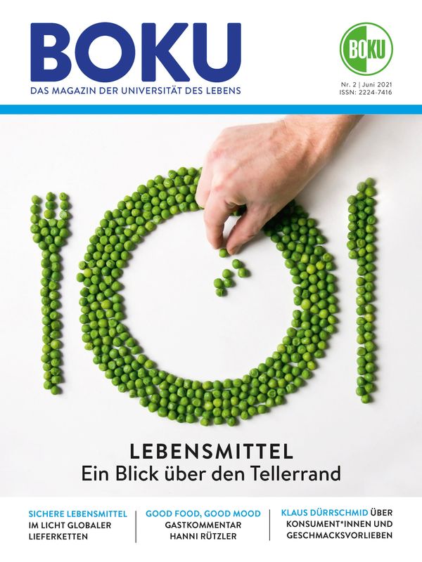Cover of the book 'BOKU - Das Magazin der Universität des Lebens, Volume 2/2021'