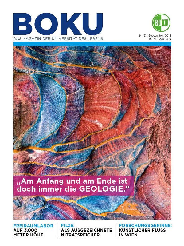 Cover of the book 'BOKU - Das Magazin der Universität des Lebens, Volume 3/2015'