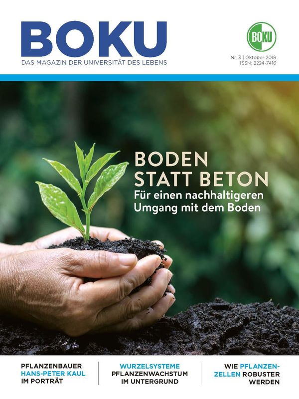 Cover of the book 'BOKU - Das Magazin der Universität des Lebens, Volume 3/2019'