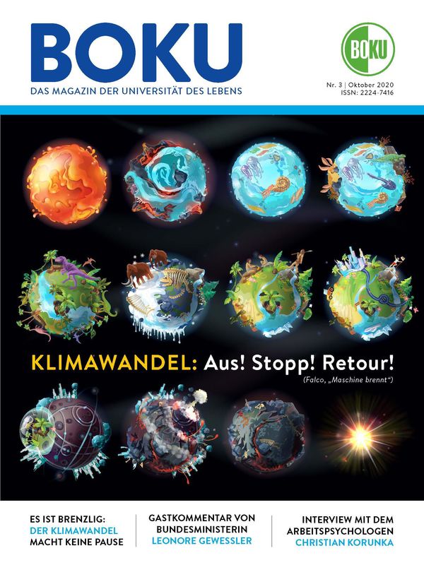 Bucheinband von 'BOKU - Das Magazin der Universität des Lebens, Band 3/2020'